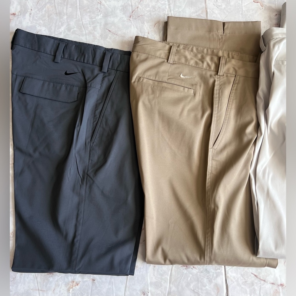 Nike Men's Golf Dri-fit Lightweight Sport Pants Bundle of 3 - size 36x32 - Picture 3 of 15